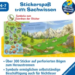 Wieso? Weshalb? Warum? Stickerheft: Tiere der Welt*Ravensburger Verlag Online