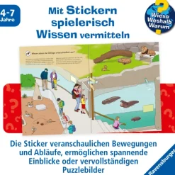 Wieso? Weshalb? Warum? Stickerheft: Im Zoo*Ravensburger Verlag Hot