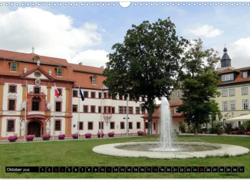 Calvendo Wandkalender-Willkommen in ERFURT (Wandkalender 2026 DIN A3 quer), Monatskalender