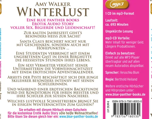 blue panther books Romane·Gesamtausgaben-WinterLust | 5 geile erotische Sex-Geschichten | Erotik Audio Story | Erotisches Hörbuch MP3CD