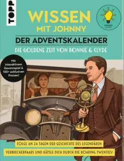 frechverlag GmbH Lexika & Sprachen-Wissen mit Johnny: Der Adventskalender. Die goldene Zeit von Bonnie und Clyde.