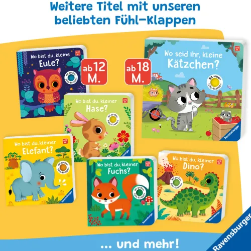 Kinder Ravensburger Verlag 0-3 Jahre-Wo bist du ...? - Wo bist du, kleiner Hase?