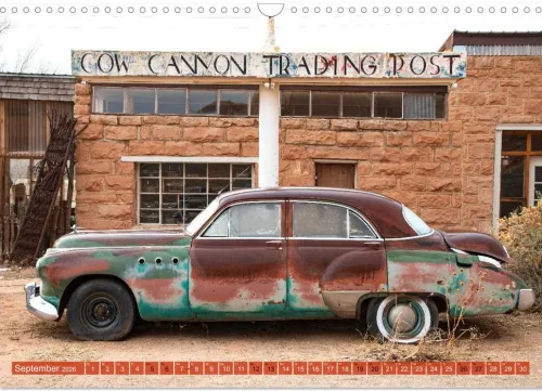 Calvendo Wandkalender-Wo der Wind Wohnt, Amerikas Lost Places (Wandkalender 2026 DIN A3 quer), Monatskalender