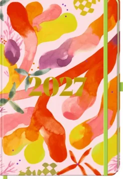 Coppenrath Geburtstagskalender-Wochenkalender 2027 - Coral