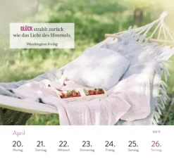 Groh Verlag Wochenkalender-Wochenkalender 2026: Glücksmomente für jeden Tag