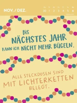 Groh Verlag Wochenkalender*Wochenkalender 2026: Warum in die Ferne schweifen, wenn das Sofa liegt so nah?