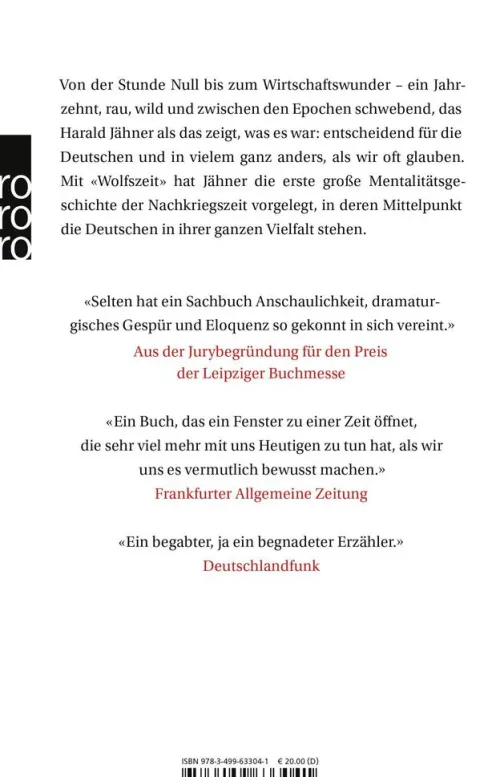 Wolfszeit*Rowohlt Taschenbuch New