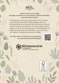 Naumann & Göbel Verlagsg. Notizbücher & -Blöcke*Write It Down . Nachhaltiges Notizbuch in A5 mit Hardcover und Pflanzen-Motiv