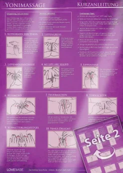LoveBase-Media Achtsamkeit & Gesundheit-Yoni-Massage Kurzanleitung (2020) - 23 Massage-Techniken für die Tantramassage und mehr Genuss beim Sex - Praktische Schnellübersicht und Spickzettel -
