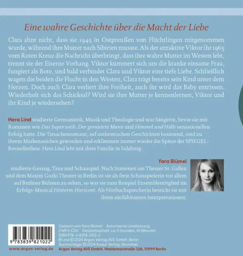 Argon Verlag GmbH Romane·Liebesromane|Romane·Biografische Romane*Zeit zu verzeihen