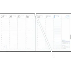 teNeues Calendars & Stationery GmbH & Co. KG Buchkalender*Zettler Wochenbuch Sekretär anthrazit 1W/2S 2026 - Buchkalender 20 x 21 cm mit 128 Seiten, 1 Woche auf 2 Seiten, Zweimonatsübersicht, Stundeneinteilung 7-20 Uhr, FSC-zertifiziert, Leseband