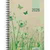 Zettler Wochenbuch 1W/2S Graspapier 2026 - Wochenkalender 14 × 20 cm, 1 Woche auf 2 Seiten, robuster Kartoneinband, nachhaltig produziert*teNeues Calendars & Stationery GmbH & Co. KG