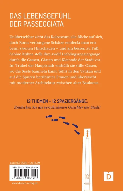 Droste Verlag Reiseführer*Zu Fuß durch Rom
