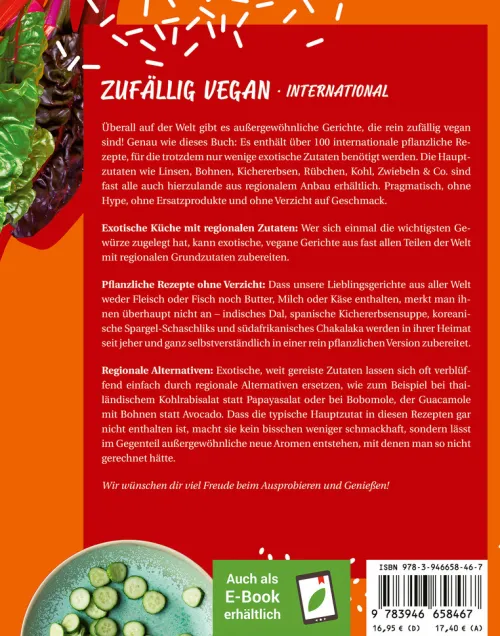 smarticular Verlag Nachhaltigkeit|Grundkochbücher & Lexika*Zufällig vegan - International