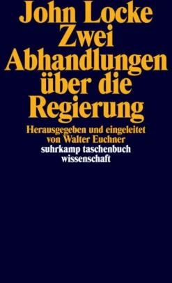 Zwei Abhandlungen über die Regierung*Suhrkamp Verlag Sale