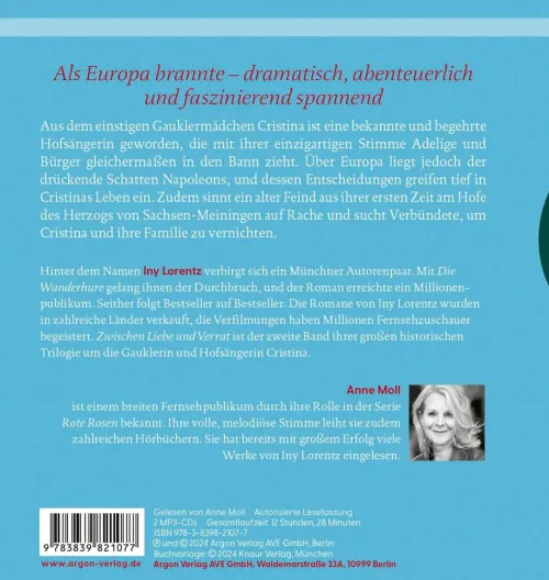 Argon Verlag GmbH Romane·Historische Romane-Zwischen Liebe und Verrat